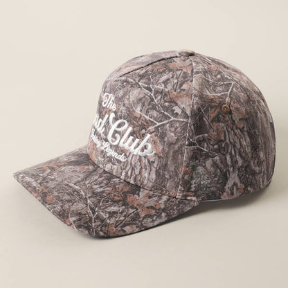Fashion City - THE DAD CLUB RAISING LEGENDS Embroidery Camo Trucker Hat