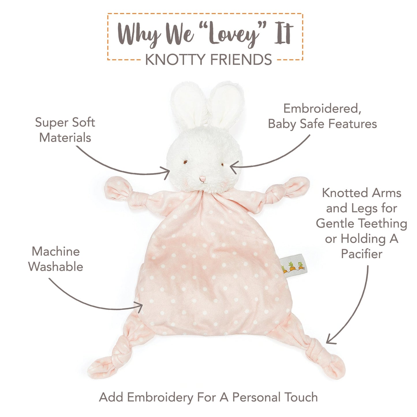 Bunnies by the Bay - Blossom Bunny Knotty Friend