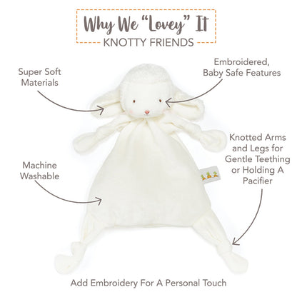 Bunnies by the Bay - Kiddo the Lamb Knotty Friend