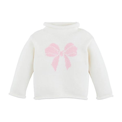 Mudpie Bow Rollneck Sweater