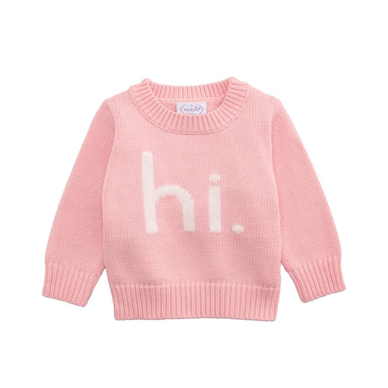 Mudpie Pink Hi Sweater