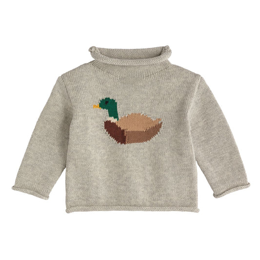 Mudpie Mallard Duck Rollneck Sweater