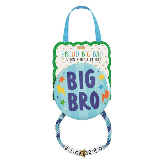 Mudpie Blue Sibling Bracelet Set - Big Bro