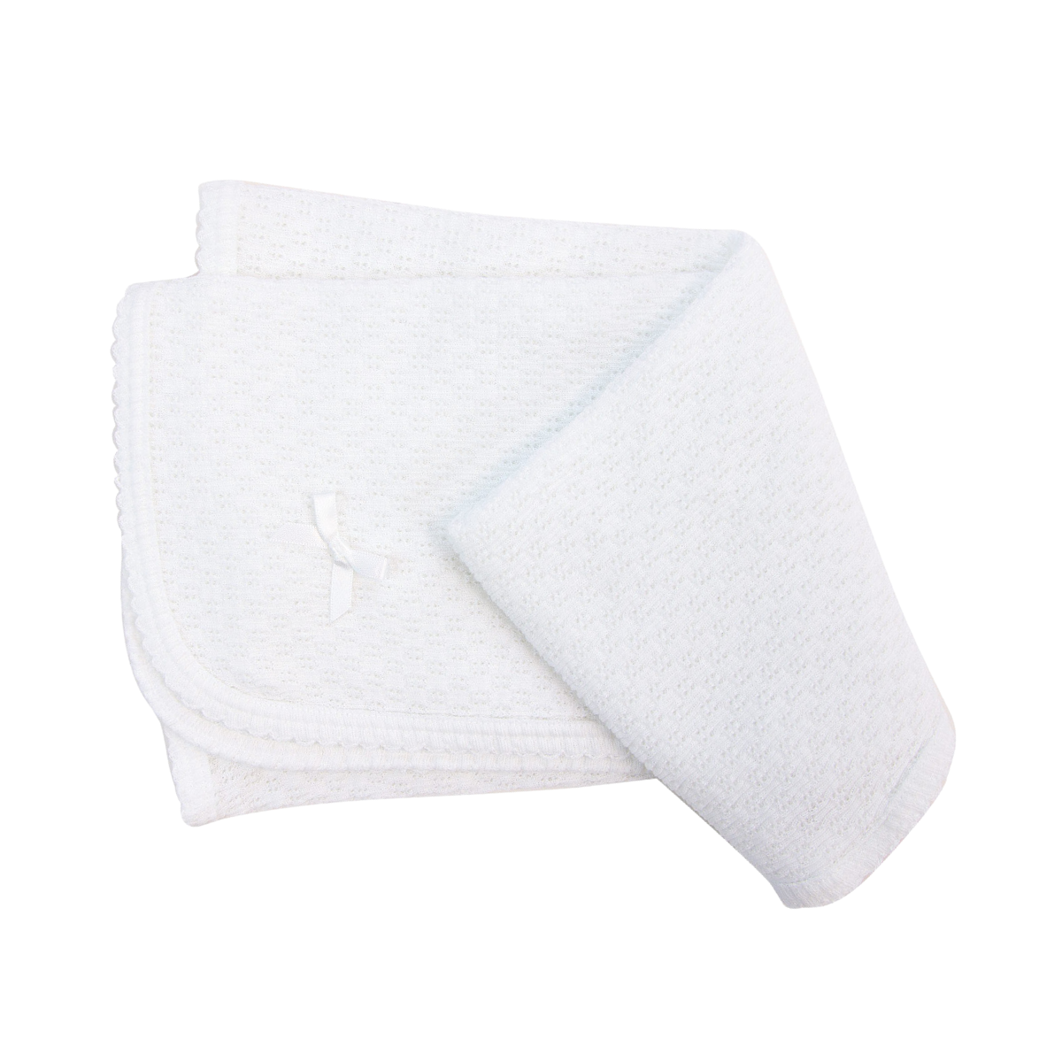 Paty Inc Receiving Blanket W/Bow Multiple Colors