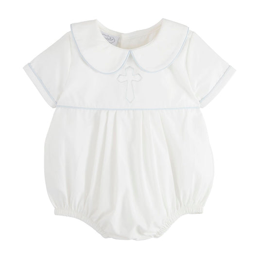 Mudpie Boys Cross Poplin Bubble