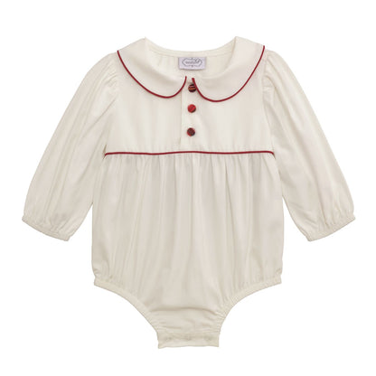 Mudpie Poplin Tartan Bow Bubble
