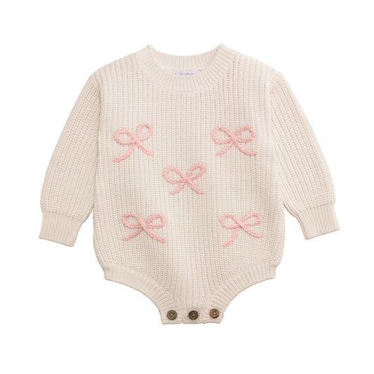Mudpie Bow Sweater Bubble