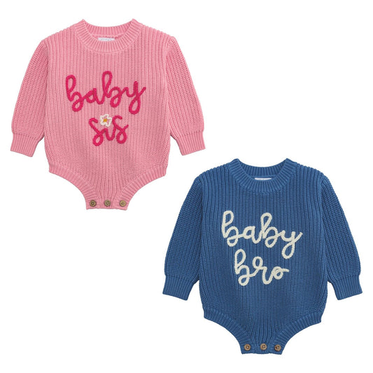 Mudpie Baby Bro Sweater Bubble