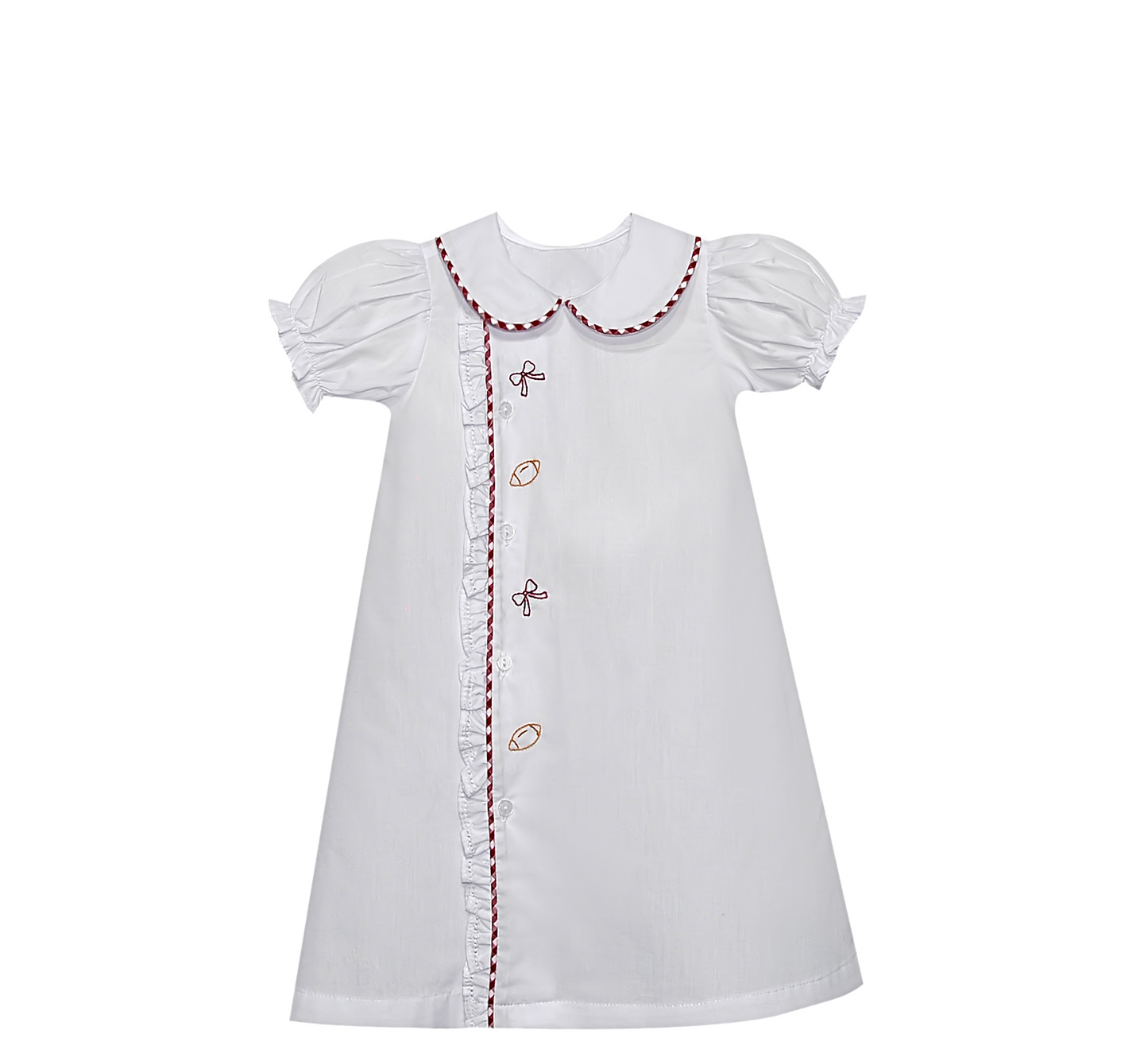 Southern Saturday Elephant Crimson/Grey Daygown
