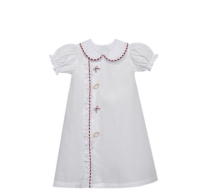 Southern Saturday Elephant Crimson/Grey Daygown