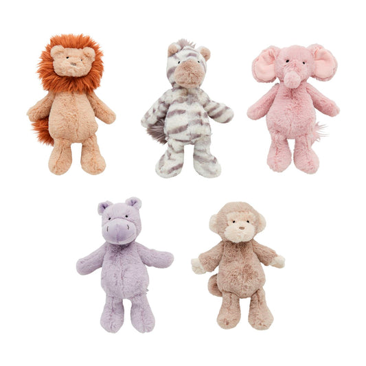 Mudpie Safari Plush Rattles