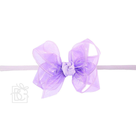 Beyond Creations, LLC - 4.5" WATERPROOF BOW W/ PANTYHOSE HEADBAND