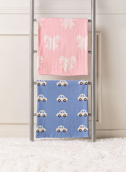 Mudpie Bow Knit Blanket