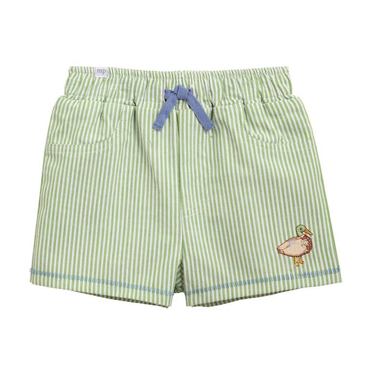 Mudpie Stripe Embroidered Duck Trunk