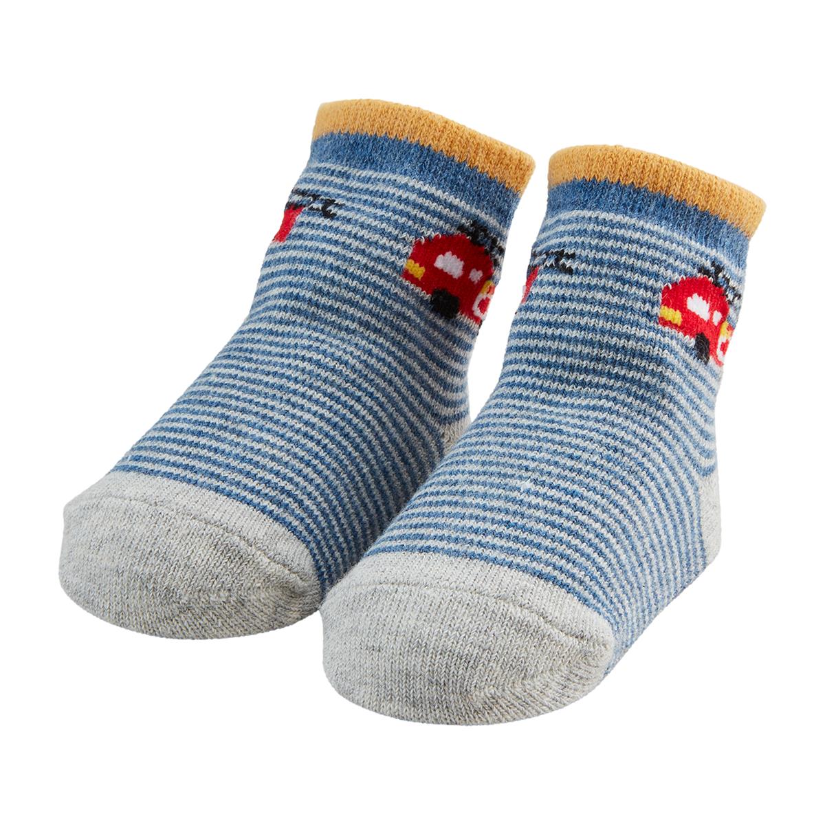 Mudpie Fire Truck Socks