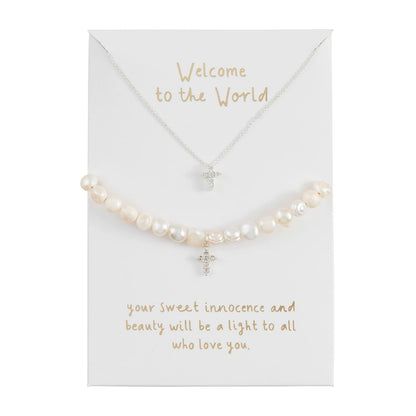Mudpie Cross Jewelry Set