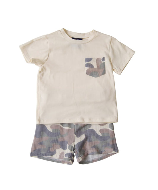 Emma Jean Camo Boys Short Set