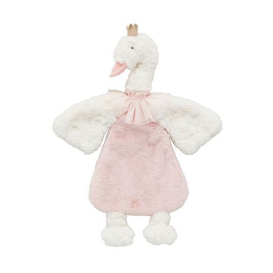 Mudpie Swan Princess Plush Woobie