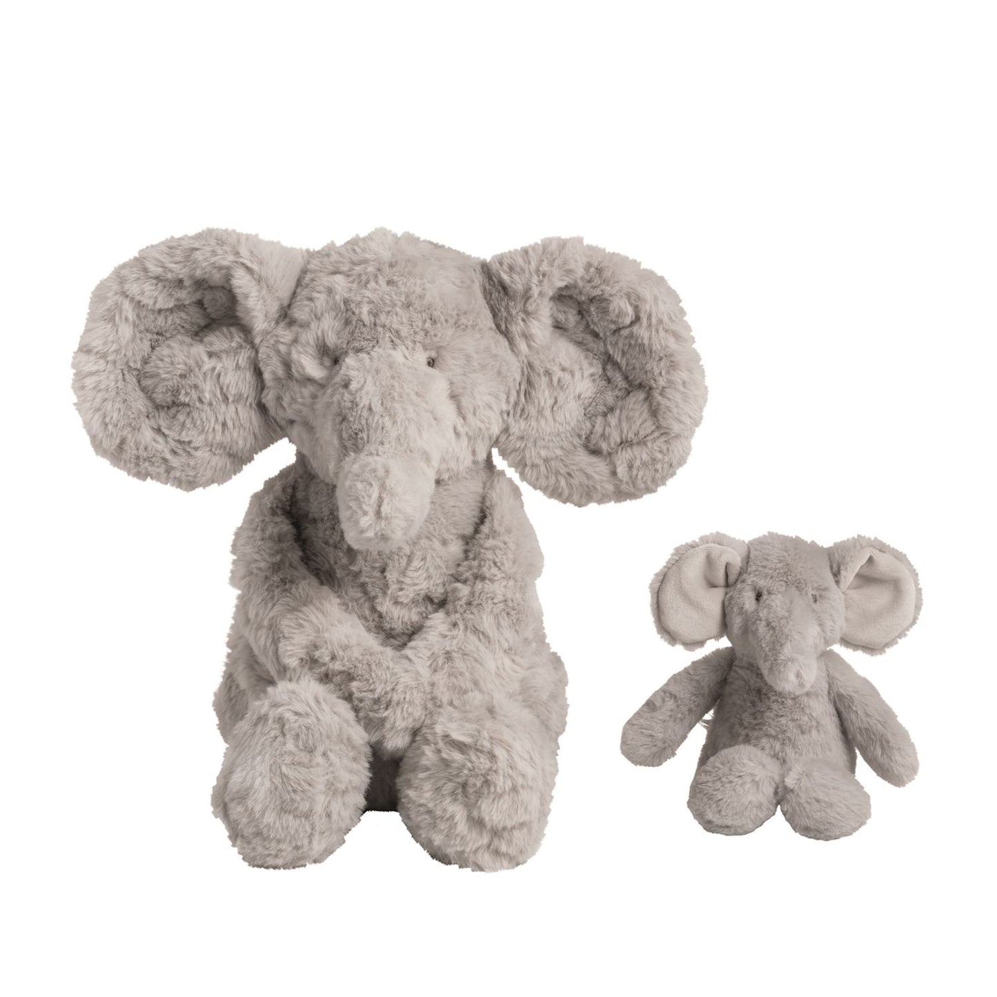 Mudpie Mama & Baby Elephant Plush Set