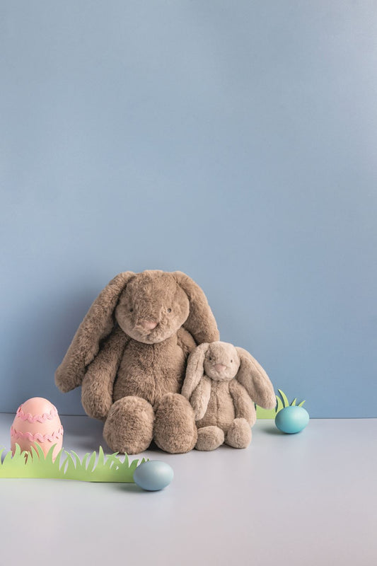 Mudpie Mama & Baby Bunny Plush Set