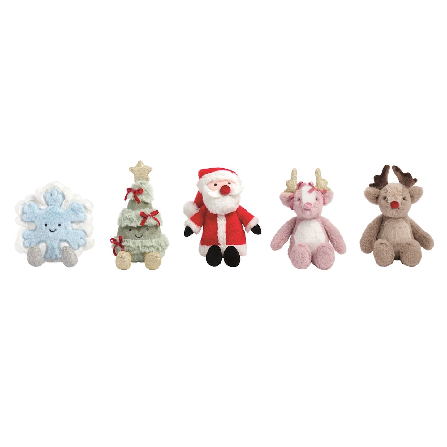 Mudpie Mini Christmas Plush Pals