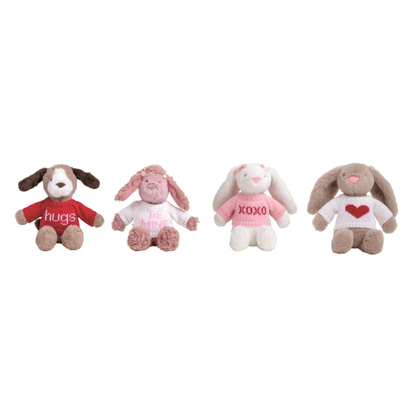 Mudpie Valentines Plush Pals