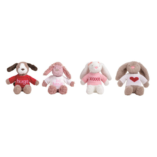 Mudpie Valentines Plush Pals