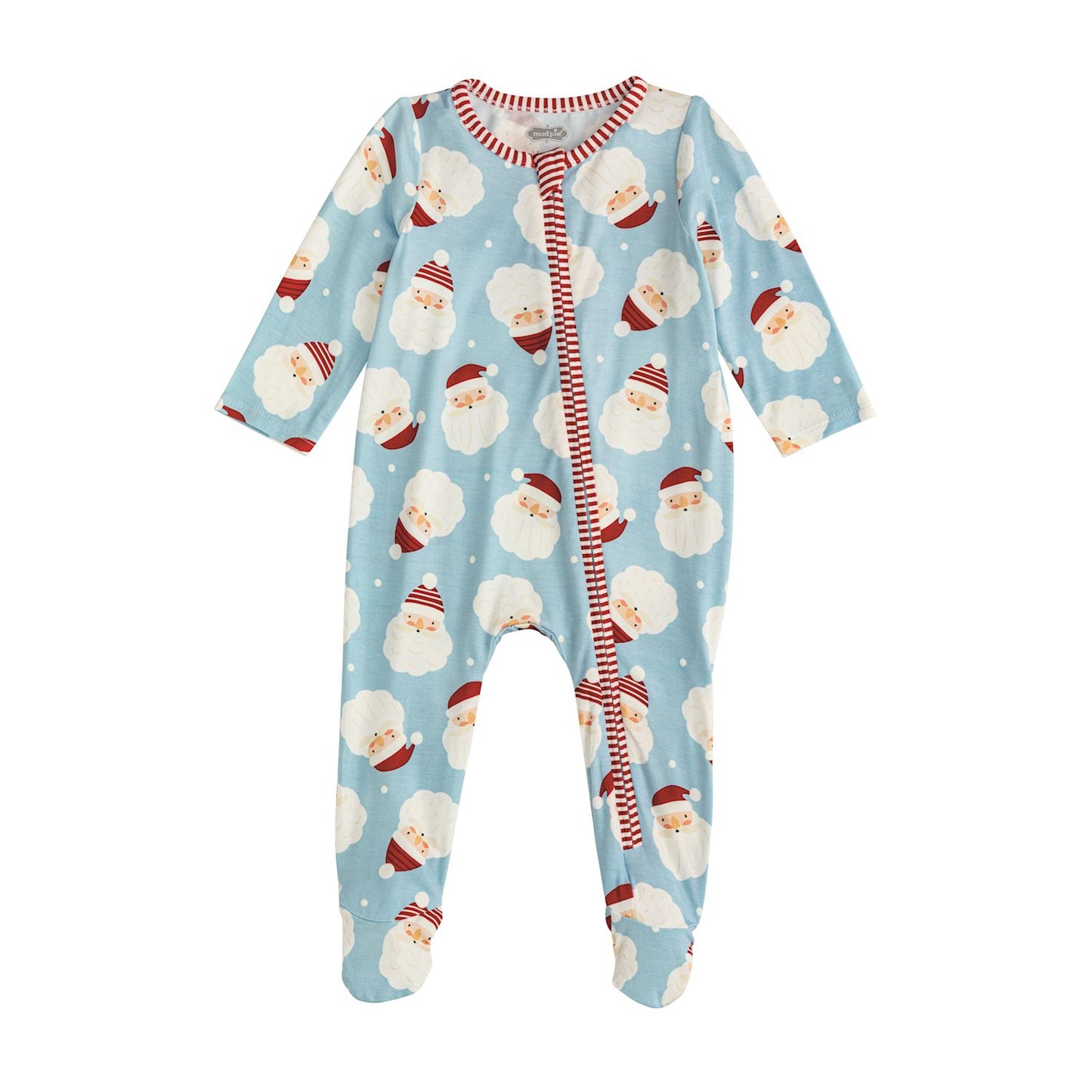 Mudpie Blue Santa Glow Sleeper
