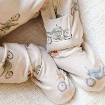 Copper Pearl - Zip-Up Footie Pajama - Ryder