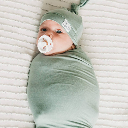 Copper Pearl - Knit Swaddle Blanket - Briar