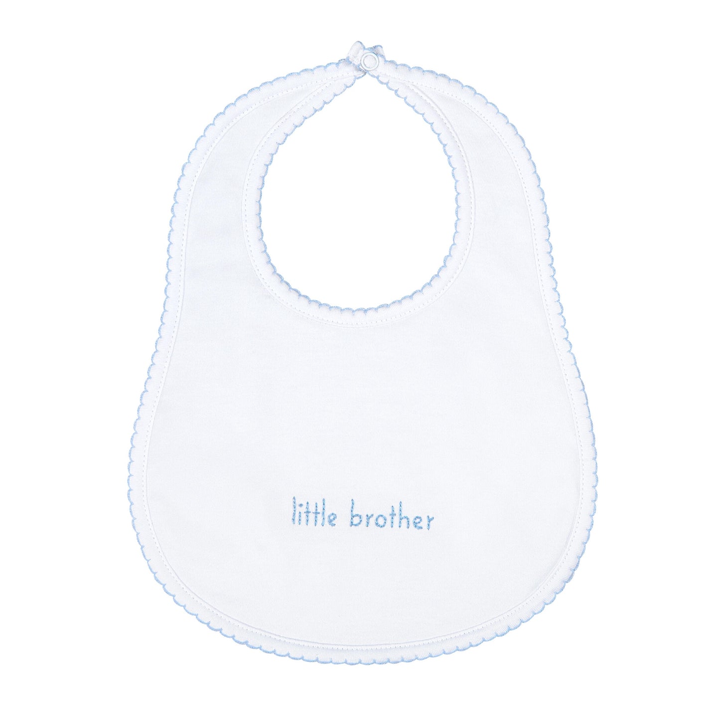 Magnolia Baby Little Brother Embroidered Bib