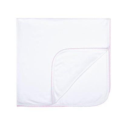 Magnolia Baby Little Sister Embroidered Receiving Blanket