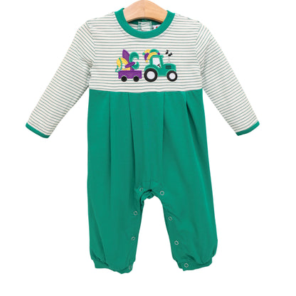 Jellybean by Smock Candy Tractor Krewe Romper