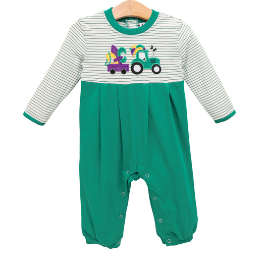 Jellybean by Smock Candy Tractor Krewe Romper
