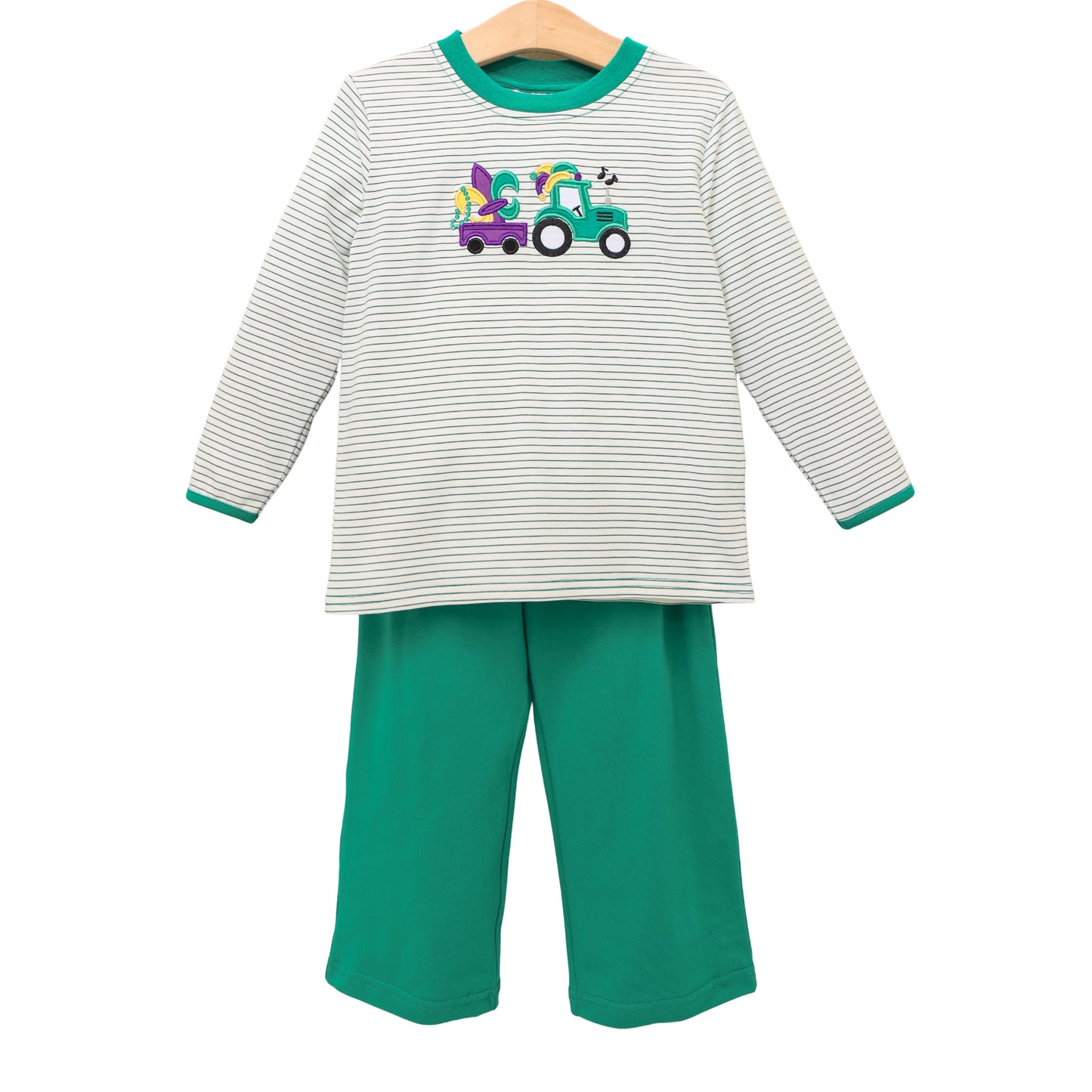 Jellybean by Smock Candy Tractor Krewe Pants Set
