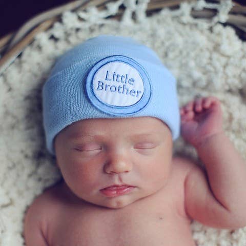 Ily Bean Little Brother Newborn Hospital Hat