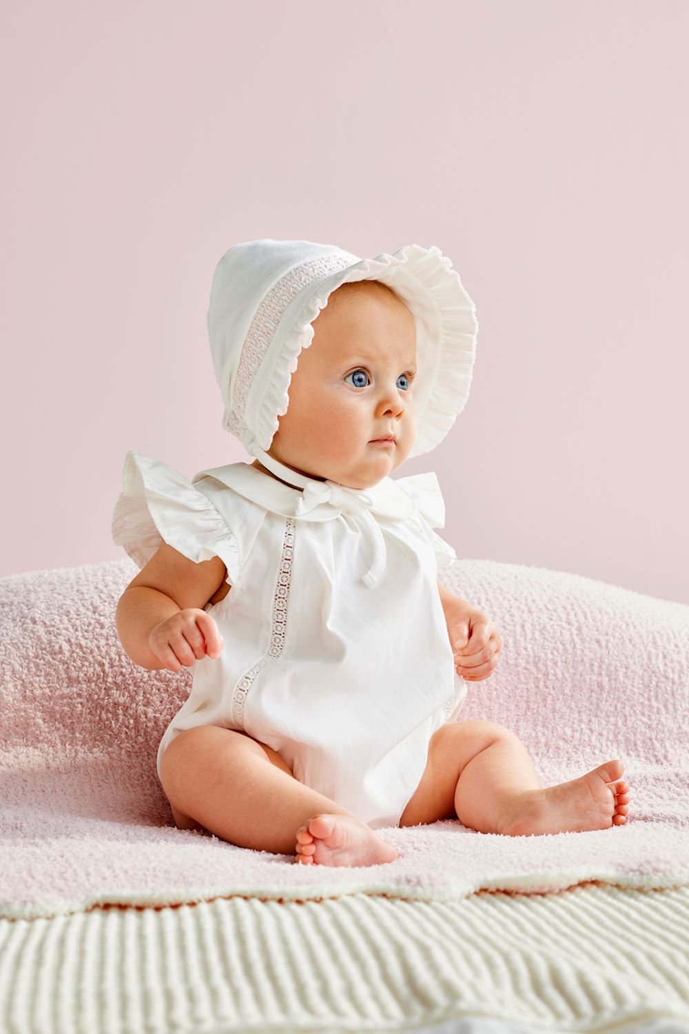 Mudpie Smocked Bonnet
