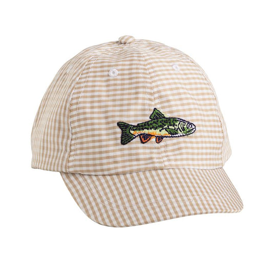 Mudpie Fish Embroidered Hat