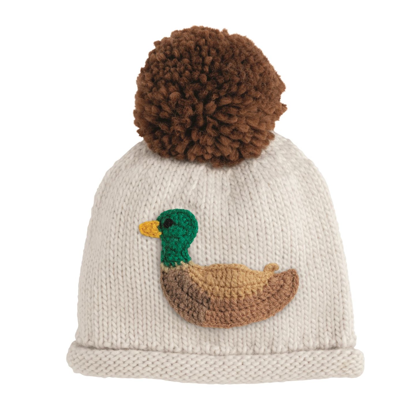 Mudpie Duck Boy Chunky Knit Hat