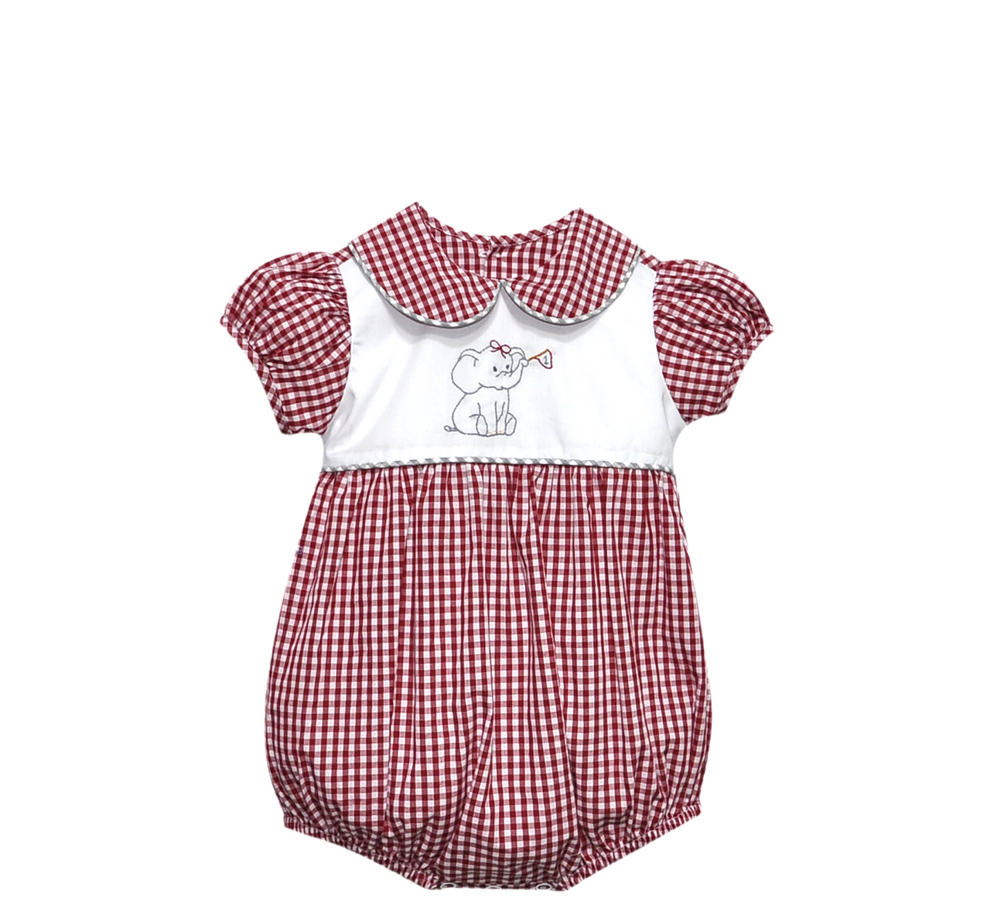 Southern Saturday Elephant w/ Flag Crimson/Grey Girl Bubble