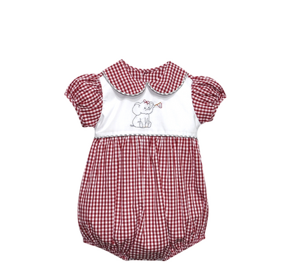 Southern Saturday Elephant w/ Flag Crimson/Grey Girl Bubble