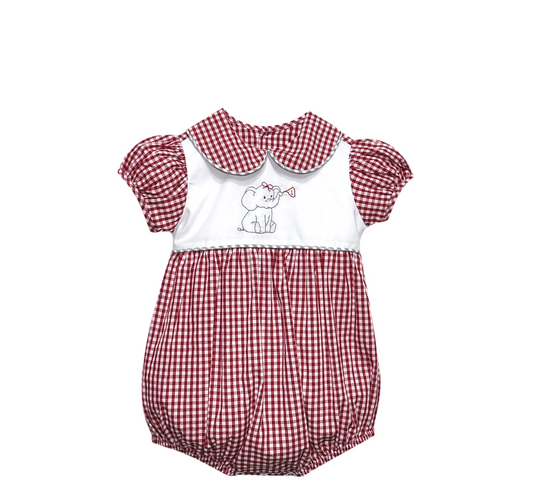 Southern Saturday Elephant w/ Flag Crimson/Grey Girl Bubble