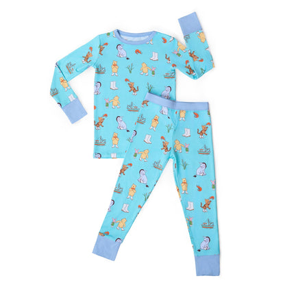 Pearls and Pelicans Pooh on the Bayou Two-Piece Long Set