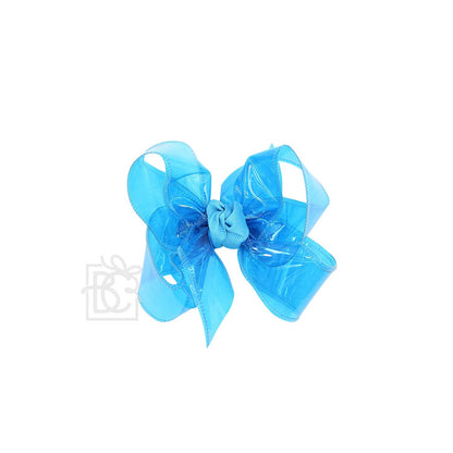 Beyond Creations, LLC - WATERPROOF BOWS ON ALLIGATOR CLIP 4.5"