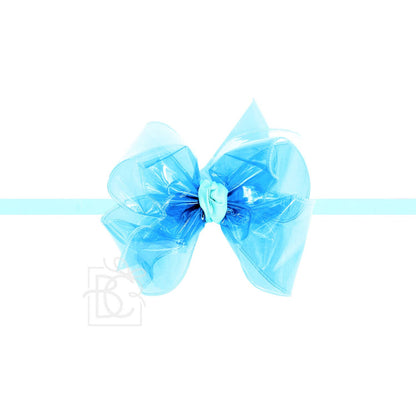Beyond Creations, LLC - 4.5" WATERPROOF BOW W/ PANTYHOSE HEADBAND