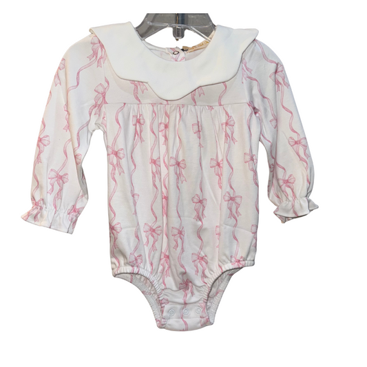 Baby Club Chic Coquette Bows Bubble w/ Scalloped Collar