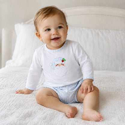 Magnolia Baby Sweet St. Nick Diaper Cover Set - Light Blue