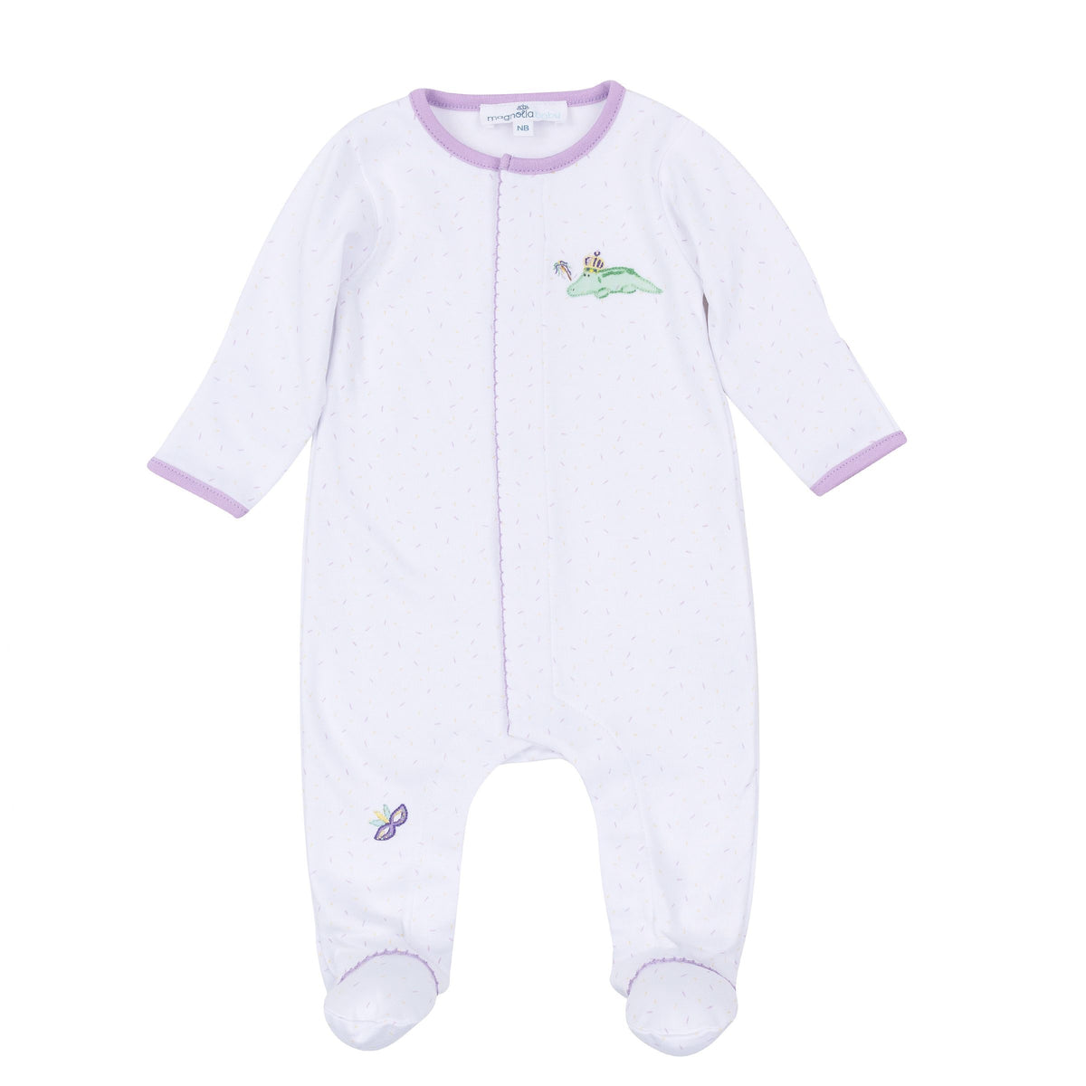 Magnolia Baby Bayou Pals Footie - Lilac