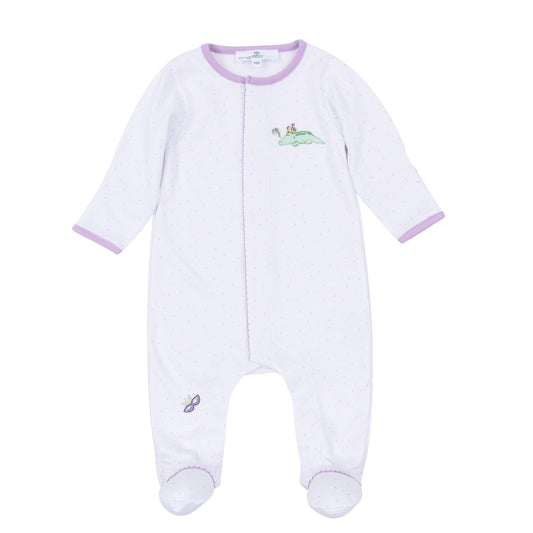 Magnolia Baby Bayou Pals Footie - Lilac