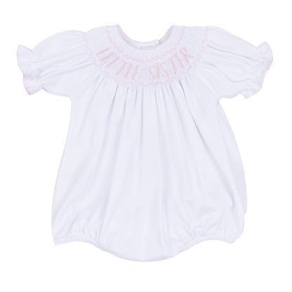 Magnolia Baby Pink Little Sister Bishop S/S Bubble - Pink